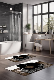 Mijölnir Juego de alfombrillas de baño CT-5160 de 2 piezas Multicolor